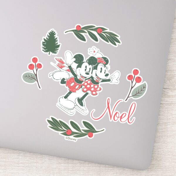 Mickey_&_Minnie___Christmas_Skating_Noel_Sticker_1 Mickey Minnie Christmas Skating Noel Sticker