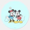 Mickey_&_Minnie___Classic_Pair_Classic_Round_Sticker_1 Mickey Minnie Classic Pair Classic Round Sticker