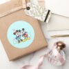 Mickey_&_Minnie___Classic_Pair_Classic_Round_Sticker_5 Mickey Minnie Classic Pair Classic Round Sticker