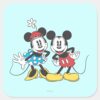 Mickey_&_Minnie___Classic_Pair_Square_Sticker_1 Mickey Minnie Classic Pair Square Sticker