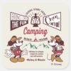 Mickey Minnie Cmon Lets Go Square Sticker