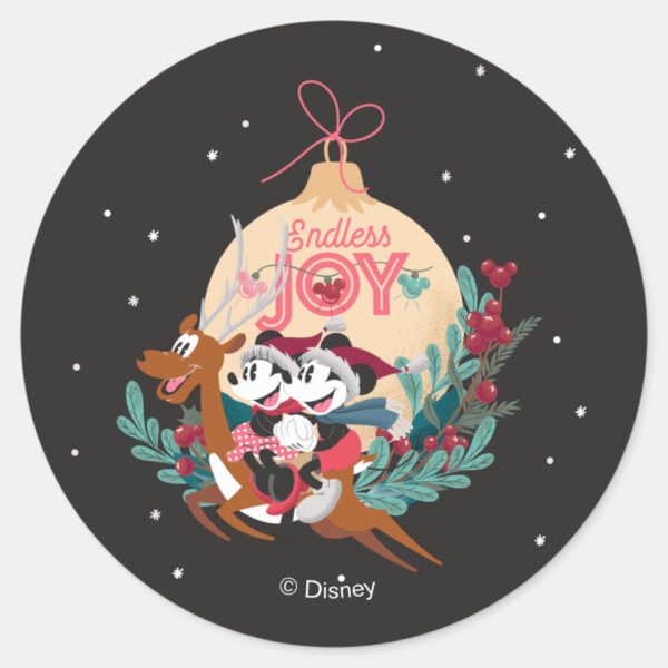 Mickey_&_Minnie___Endless_Joy_Classic_Round_Sticker_1 Mickey Minnie Endless Joy Classic Round Sticker