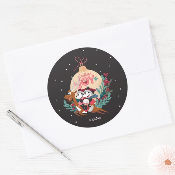 Mickey_&_Minnie___Endless_Joy_Classic_Round_Sticker_3 Mickey Minnie Endless Joy Classic Round Sticker