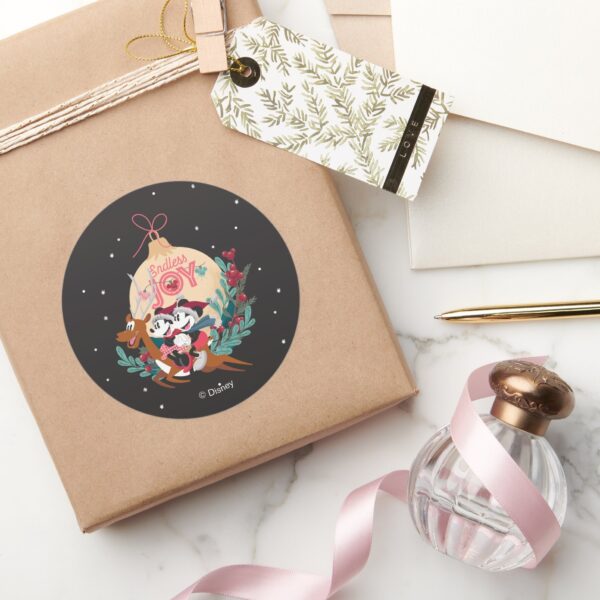 Mickey_&_Minnie___Endless_Joy_Classic_Round_Sticker_5 Mickey Minnie Endless Joy Classic Round Sticker