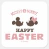 Mickey_&_Minnie___Happy_Easter_Square_Sticker_1 Mickey Minnie Happy Easter Square Sticker
