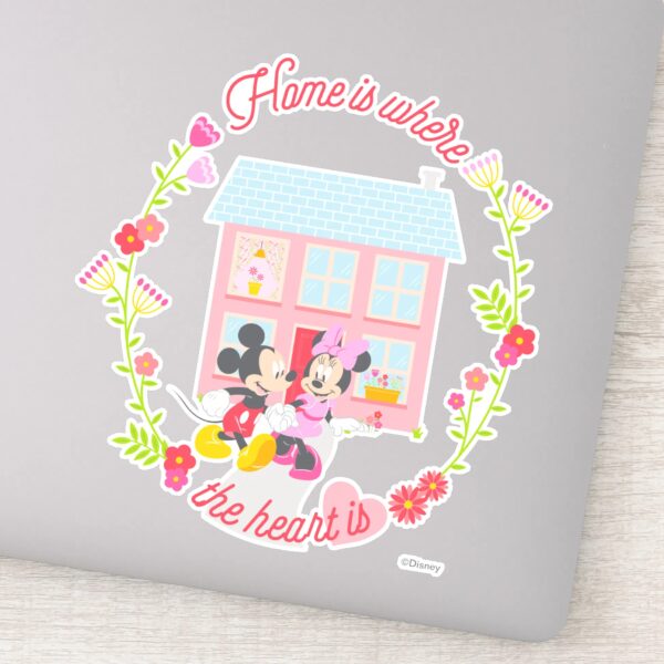 Mickey_&_Minnie___Home_Is_Where_The_Heart_Is_Sticker_1 Mickey Minnie Home Is Where The Heart Is Sticker