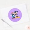 Mickey_&_Minnie___Kiss_on_Cheek_Classic_Round_Sticker_3 Mickey Minnie Kiss On Cheek Classic Round Sticker