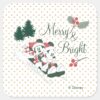 Mickey_&_Minnie___Merry_&_Bright_Square_Sticker_1 Mickey Minnie Merry Bright Square Sticker