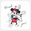 Mickey_&_Minnie___Twins_Birthday_Thank_You_Square_Sticker_2 Mickey Minnie Twins Birthday Thank You Square Sticker
