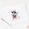 Mickey_&_Minnie___Twins_Birthday_Thank_You_Square_Sticker_4 Mickey Minnie Twins Birthday Thank You Square Sticker
