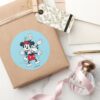 Mickey Minnie Two Of A Kind Classic Round Sticker