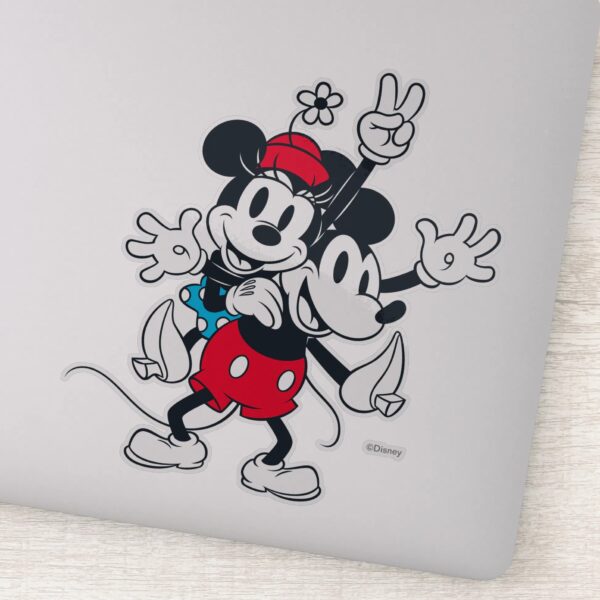 Mickey Minnie Two Of A Kind Sticker