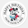 Mickey_&_Minnie___Winning_Couple___Happy_Birthday_Classic_Round_Sticker_1 Mickey Minnie Winning Couple Happy Birthday Classic Round Sticker