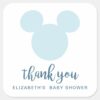 Mickey___Blue_Aztec_Baby_Shower_-_Thank_You_Square_Sticker_2 Mickey Blue Aztec Baby Shower Thank You Square Sticker
