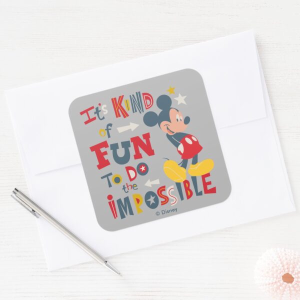 Mickey___Fun_To_Do_The_Impossible_2_Square_Sticker_3 Mickey Fun To Do The Impossible 2 Square Sticker