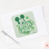 Mickey___Irish_I_had_a_Pizza_Square_Sticker_3 Mickey Irish I Had A Pizza Square Sticker