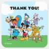 Mickey_and_Friends_Golf_Birthday_Thank_You_Square_Sticker_2 Mickey And Friends Golf Birthday Thank You Square Sticker