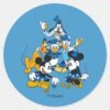 Mickey_and_Friends___Dreidel_Days_Classic_Round_Sticker_1 Mickey And Friends Dreidel Days Classic Round Sticker