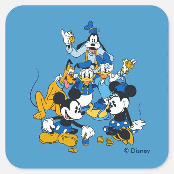 Mickey_and_Friends___Dreidel_Days_Square_Sticker_1 Mickey And Friends Dreidel Days Square Sticker