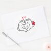 Mickey_and_Minnie_Making_Heart_Sign_with_Hands_Classic_Round_Sticker_3 Mickey And Minnie Making Heart Sign With Hands Classic Round Sticker