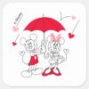 Mickey_and_Minnie___Valentine's_Day_Falling_Hearts_Square_Sticker_1 Mickey And Minnie Valentines Day Falling Hearts Square Sticker