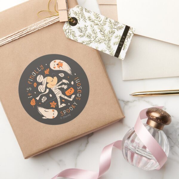 Mickey's_Mummy_Magic__Spooky_Season_Fun_Classic_Round_Sticker_5 Mickeys Mummy Magic Spooky Season Fun Classic Round Sticker