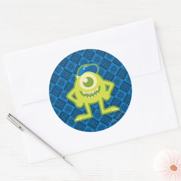 Mike_1_classic_round_sticker_3 Mike 1 Classic Round Sticker