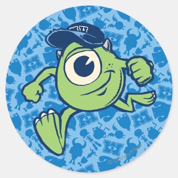 Mike_3_classic_round_sticker_1 Mike 3 Classic Round Sticker