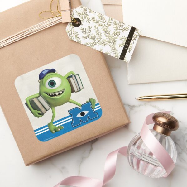 Mike_Holding_Books_Square_Sticker_5 Mike Holding Books Square Sticker