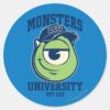 Mike_Monsters_University_Est._1313_Classic_Round_Sticker_1 Mike Monsters University Est. 1313 Classic Round Sticker
