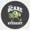 Mike_Scare_Student_2_Classic_Round_Sticker_1 Mike Scare Student 2 Classic Round Sticker