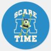 Mike_Scare_Time_Classic_Round_Sticker_1 Mike Scare Time Classic Round Sticker