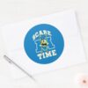 Mike_Scare_Time_Classic_Round_Sticker_3 Mike Scare Time Classic Round Sticker