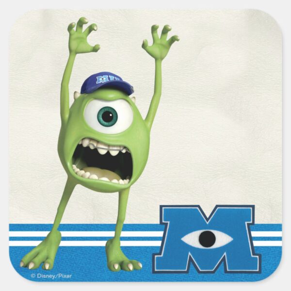 Mike_Scaring_Square_Sticker_1 Mike Scaring Square Sticker