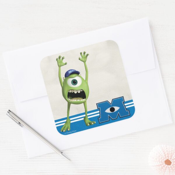 Mike_Scaring_Square_Sticker_3 Mike Scaring Square Sticker