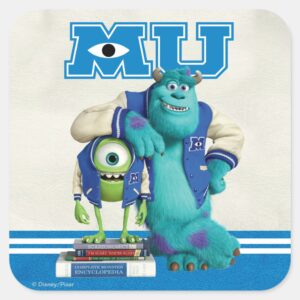Mike_and_Sulley_MU_Square_Sticker_1 Mike And Sulley MU Square Sticker