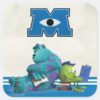 Mike_and_Sulley_Reading_Square_Sticker_1 Mike And Sulley Reading Square Sticker