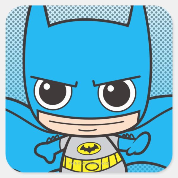 Mini_Batman_Running_Square_Sticker_1 Mini Batman Running Square Sticker