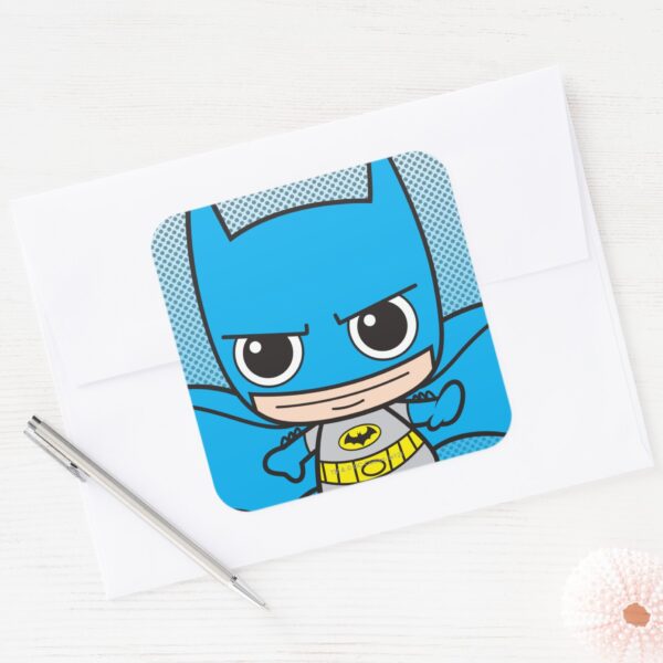 Mini_Batman_Running_Square_Sticker_3 Mini Batman Running Square Sticker
