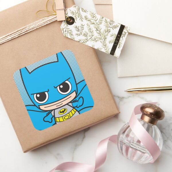 Mini_Batman_Running_Square_Sticker_5 Mini Batman Running Square Sticker