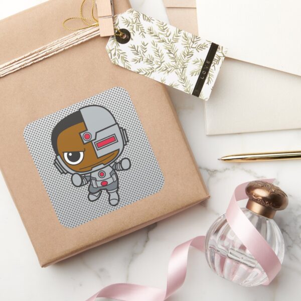 Mini_Cyborg_Square_Sticker_5 Mini Cyborg Square Sticker