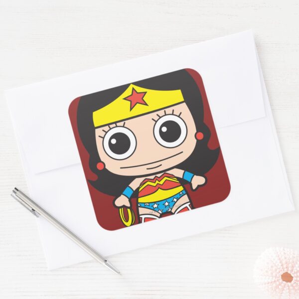 Mini_Wonder_Woman_Square_Sticker_3 Mini Wonder Woman Square Sticker