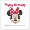 Minnie_Mouse_-_Bow___A_Gift_From_-_Birthday_Square_Sticker_1 Minnie Mouse Bow A Gift From Birthday Square Sticker