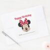Minnie_Mouse_-_Bow___A_Gift_From_-_Birthday_Square_Sticker_3 Minnie Mouse Bow A Gift From Birthday Square Sticker