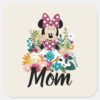 Minnie_Mouse_-_Flowers_for_Mom_Square_Sticker_1 Minnie Mouse Flowers For Mom Square Sticker