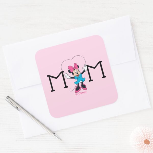 Minnie_Mouse_-_Mom,_I_Love_You_This_Much!_Square_Sticker_3 Minnie Mouse Mom I Love You This Much Square Sticker
