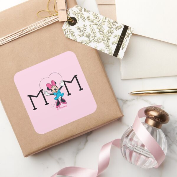 Minnie_Mouse_-_Mom,_I_Love_You_This_Much!_Square_Sticker_5 Minnie Mouse Mom I Love You This Much Square Sticker