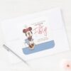 Minnie Mouse 50th Birthday Square Sticker