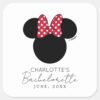 Minnie_Mouse_Bachelorette_Party_Weekend_Square_Sticker_1 Minnie Mouse Bachelorette Party Weekend Square Sticker