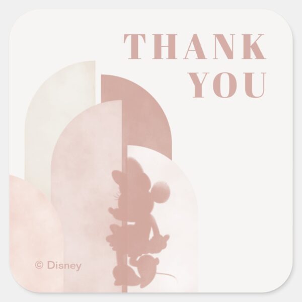 Minnie_Mouse_Boho_Birthday_Square_Sticker_2 Minnie Mouse Boho Birthday Square Sticker